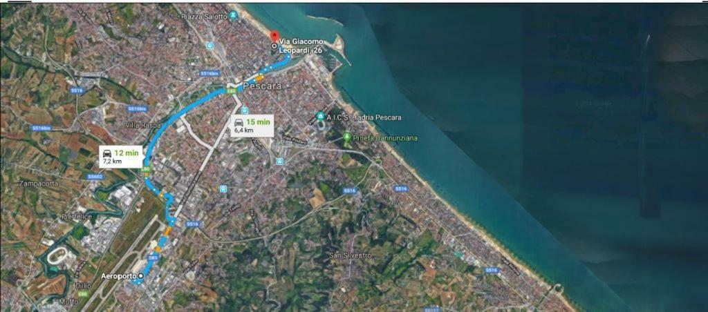 Monolocale Via Leopardi Hotel Pescara Ngoại thất bức ảnh